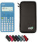 Casio fx-82NL inkl. WYNGS Schutztasche Schwarz - Wissenschaftlicher Taschenrechner - Basic Paket