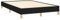 vidaXL Cadre de lit sans Matelas Noir 120x190 cm Tissu
