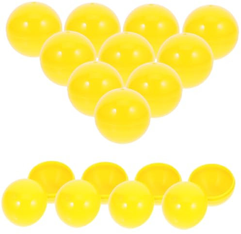 GETAJGHSD 50pièces Boules De Loterie Ouvertes PVC Réutilisable pour Jeux De Société Tirages Et Animations De Fêtes Boules De Jeu Ludiques Et Légeres pour Activités Festives