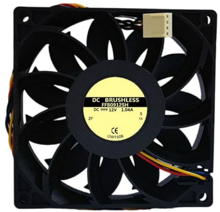 Ldabrye Fast Speed 92x92x25mm 92mm Cooling Fan DC12V 1.04A 4100RPM With Double Bearings For Computer Case CPU