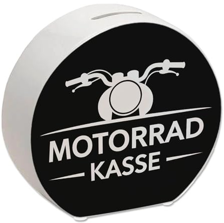 Motorrad Kasse Spardose für Biker Fans Lustige Sparbüchse für Motorradenthusiasten