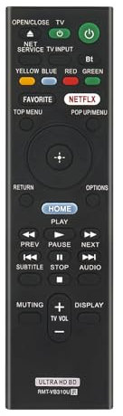 ROLLGAN New RMT-VB310U Replacement Remote Control Fit For Sony Blu-Ray DVD Player UBP-UX80 UBP-X1000ES UBP-X800 UBP-X800M2 UBP-X1100ES