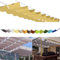 Einziehbares Sonnensegel 1.4x8m, nach Maß Pergola Markise Verstellbar Schattenabdeckung 95% UV-Schutz & reißfest Inkl. Montageseilen für Terrasse/Pergola Beige