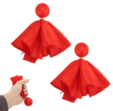 Beufee 2pcs Football Elfmeter Fahne, Red Sports Elfmeter Tragbare Herausforderung Flagge Soccere Referee Requisiten für Sportspielpartys