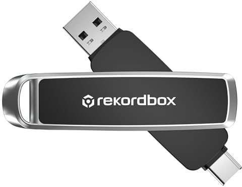 SanDisk 512GB DJ Flash Drive, USB 3.2 Gen 2, dubbel USB-kontakt, läshastighet upp till 1 000 MB/s och skrivhastighet upp till 900 MB/s