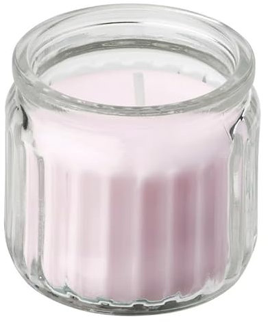 LUGNARE Duftkerze MINI 10er Pack (Set) im Glas, Jasmin/rosa 12 Std. (IKE 705.714.83)
