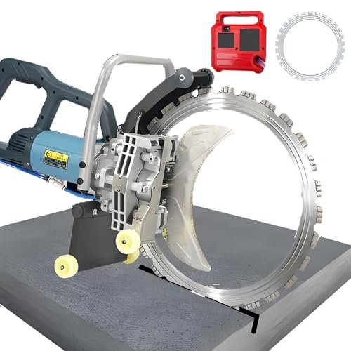 forplubossmmp Professional 8800w Electric Wall Cutter,Dust-Free Water Pump Wall Cutter,Deep-Cut Concrete Saw With 18.8 In Depth Construction Renovation Granite, Porcelain, Wood,Concrete, Stone