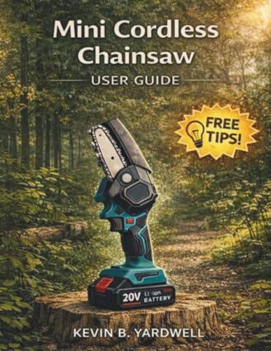 MINI CORDLESS CHAINSAW USER GUIDE: SAFE SETUP, CUTTING BASICS, BATTERY CARE, CHAIN TENSION, TROUBLESHOOTING, AND MAINTENANCE FOR HANDHELD CHAINSAWS.