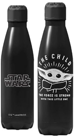 The Mandalorian: Star Wars: Grogu Stainless Steel Water Bottle 500ml