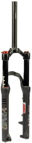 HWEVDHJ 24 Pollici MTB Forcella Ammortizzata Corsa 120mm XC/AM Forcella Anteriore Aria Tubo Dritto 1-1/8 Forcellas per Bicicletta Freno A Disco QR 9 * 100mm Blocco Manuale