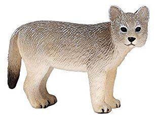 MOJO Wolf Cub Woodland Wildlife Tiermodell Spielzeugfigur