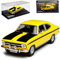 alles-meine.de GmbH Defekte Vitrine Opel Kadett B Coupe Gelb mit Schwarzer Motorhaube 1965-1973 1/43 Modellcarsonline Modell Auto Modellcarsonline Modell Auto