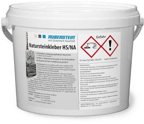Ruberstein® Natursteinkleber HS/NA 2 kg Eimer