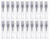Ericotry 20Pcs Clear 5ml Empty Glass Spray Bottle Refillable Perfume Makeup Water for Travel Party Must Makeup Cosmetic Sample Container Tool Best Xmas Gift