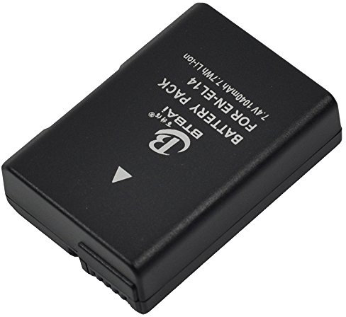 D3500 Batterie pour Nikon DSLR Camera Replacement New BTBAI 1040mah Li-ION Rechargeable EN-EL14 EL14a EL14e
