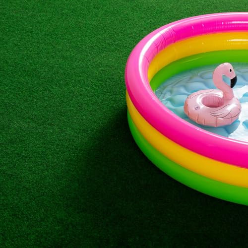 Steffensmeier Kunstrasen Teppich Wembley | für Balkon und Terrasse | grüner Nadelfilz, Größe: 200x150 cm