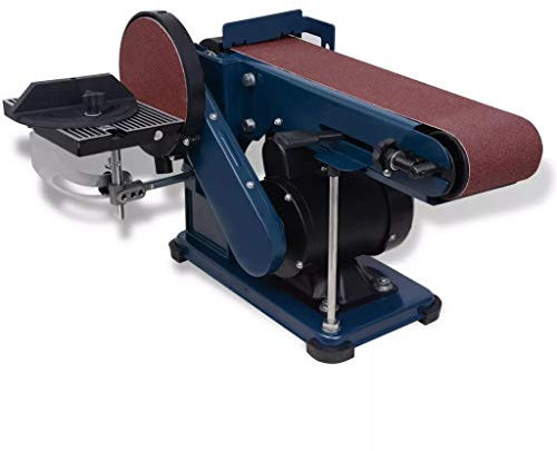 Tidyard Levigatrice Combinata smerigliatrice da banco con Nastro e Disco 375