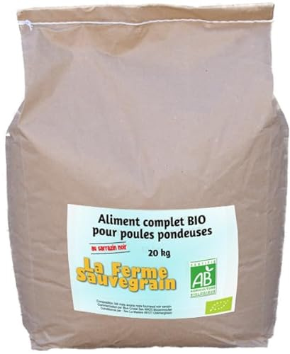 Aliment Complet Bio pour Poules pondeuses - 20kg