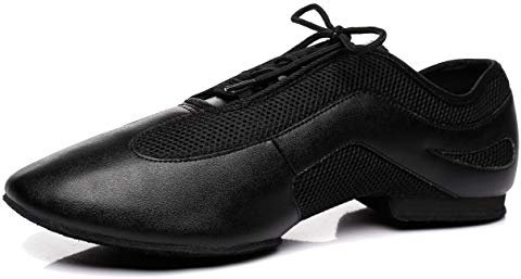 MINITOO Herren Comfort Standard Latein Salsa Tango Tanzschuhe Ballsaal Schuhe L400 Schwarz EU 41