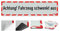 reflecto Hinweisschild „Achtung! Fahrzeug schwenkt aus“ in rot-weiß und reflektierend (RA1/A) - verschiedene Ausführungen – 800 x 200 mm (auf Aluminiumverbund)
