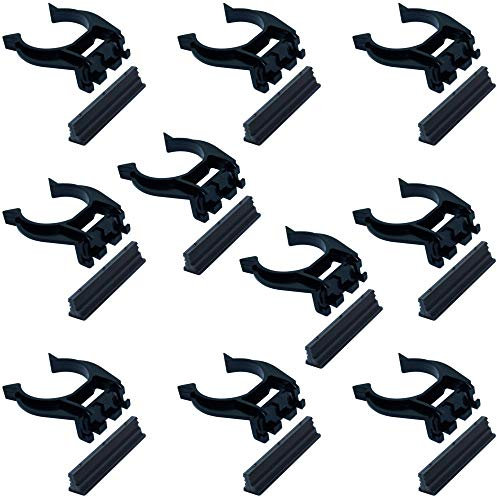 cyclingcolors 10x Clip pour PLINTHE A Visser Tenon Queue DE Sapin Plastique Pied DE Meuble 28MM 34MM Cuisine Salle DE Bain (Ø28mm (Queue de Sapin))