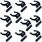 10x Clip pour PLINTHE A Visser Tenon Queue DE Sapin Plastique Pied DE Meuble 28MM 34MM Cuisine Salle DE Bain (Ø28mm (Queue de Sapin))