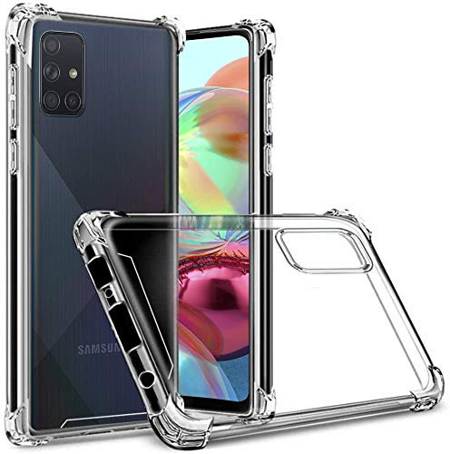 Totill Hülle für Samsung Galaxy A71, Crystal Clear Durchsichtige Anti-Gelb Anti-Kratzer Anti-Scratch Dünn Handyhülle, Wasserdicht Handyhülle, Samsung A71 Case Cover Funda Coque (6.7)-Transparent