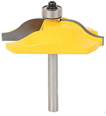 Lueao Cqinju-router bit 1/4 Shank Panel Router Bit, Bead Cove Door Wood Cutting Tool Woodworking Router Bits, 1 PC, Woodworking Tool Kit