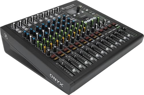Mackie Onyx12 12-Kanal Premium Analogmischpult mit Multi-Track USB