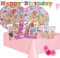 pot KIT COMPLEANNO PER 40 PERSONE N 55 ADDOBBI FESTA COMPLEANNO WINX - BUTTERFLIX COORDINATO TAVOLA Bloom Stella