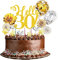 Yitla 24 Stücke 30 Tortendeko Geburtstag Frauen,30 Deko Geburtstag Happy Birthday Tortendeko 30 Geburtstag Männer Kuchen Deko Cake Toppe (Gold Silber)