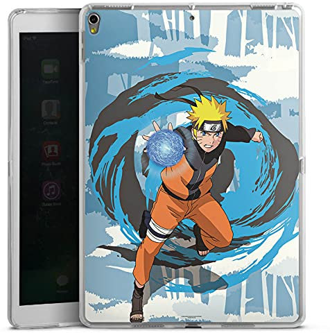 DeinDesign Coque en Silicone Compatible avec Apple iPad Pro 10.5 Coque Coque pour Tablette Produit sous Licence Officielle Manga Naruto Shippuden