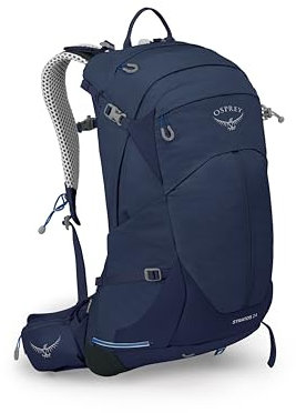 Osprey Stratos 34 Wanderrucksack für Männer Cetacean Blue O/S