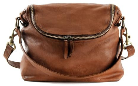 Harold's Submarine Schultertasche Cognac