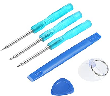 PATIKIL Phone Pry Opening Tools Screwdriver Kit Set 7 in 1 for Cellphone Mobile Phone Laptop PC Repair(P1.5, Y0.6, T0.8)