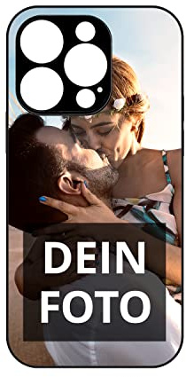 PhotoFancy® – iPhone 14 Pro Hülle mit Foto Personalisieren – Handyhülle selbst gestalten (Softcase)