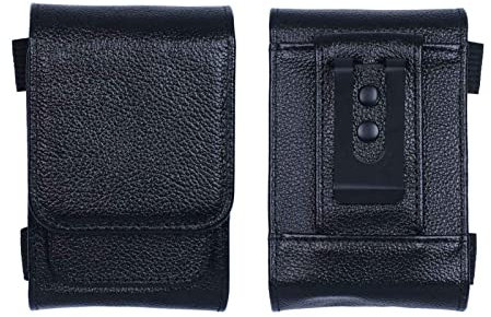 caseroxx Funkmeldertasche, Feuerwehr und Einsatzkräfte, passend für Motorola TPG2200 Tetra Pager, Airbus P8GR Tetra Pager, Swissphone s.Quad, etc.. Version 2023 verstärkter Gürtelclip und Schlaufe