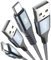 AviBrex [2Stück 2m] USB C Kabel 3.1A Schnellladung, Ladekabel USB C Samsung Schnellladekabel Nylon für iPhone 16 15 Pro Max, Ladekabel Samsung S22 S21 S20 S10 S9 S25 S24 S23 Note 20,A72 A71 A51,Pixel