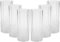 Albert Austin 6 Pack Crystal Effect Highball Glasses for Wine Gin Cocktails Juice Water Elegant Plastic Tall Drinking Glasses Reusable Tumbler for Home Restaurant Garden Parties Picnics BBQ Camping
