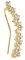 Angelique Sparkle Tutti Frutti Clips Creolen Ohrringe Ring Halsband Schmuckset 925 Sterlingsilber klar