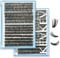 KevKev Lash Clusters 3D Fluffy Cluster Lashes 320 Pcs DIY Lash Extensions 30+50D 8-16 Mixed Eyelash Clusters Individual Lashes Cluster Thin Band & Soft (Fluffy 30+50D,D-8-16mix)