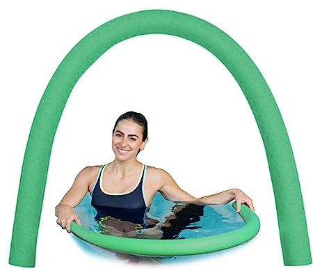 Banziaju Poolnudeln 2,6 x 60 Zoll hohl Schaumbad Schwimmnudel Leichte Schaum -Nudeln für Kinder schwimmende Poolnudeln grüne Schwimmnudeln