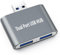 Hub USB, espansore USB, 2 porte, adattatore hub USB ultra sottile portatile ad alta velocità USB 3.0 maschio a 2 USB 3.0 femmina, convertitore di estensione splitter per laptop, MacBook, PC desktop