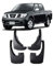 Paraspruzzi per Auto per Nissan Navara D40 2005-2016,4 Pezzi Antispruzzo Parafango Paraspruzzi Anteriori Posteriori Ruota Parafango
