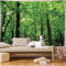 Skcess Wandbehang Wald Wandteppich Natur Tapestry Landschaft, Wandtuch Baum Tapisserie Jungle Wanddekoration für Schlafzimmer Wohnzimmer 150 x 130cm