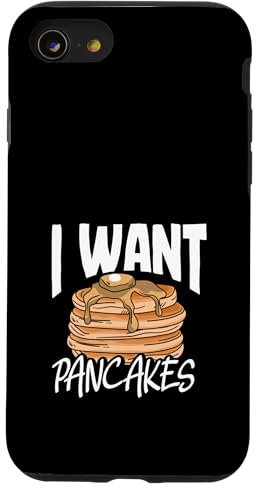 Panqueques I Want Panqueques Pila Mantequilla Goteando Carcasa para iPhone SE (2020) / 7 / 8