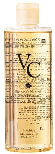 VC Toner, Refreshing Hydrating Rejuvenating Wet Compress Moisturizing Water Lotion Contains VC Ingredients, Korean VC Toners, Deeply Hydrate Enhance Skin Elasticity, Korean Skin Care (VC Toner, 500ml)