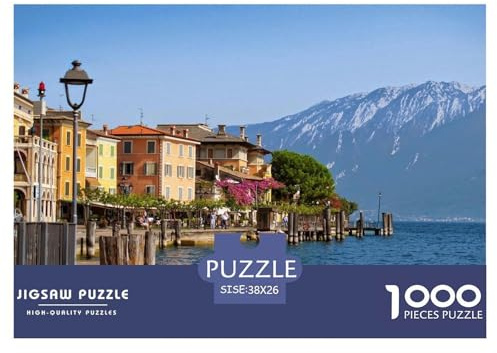 1000 Stück Gardasee Puzzles Für Erwachsene Kind Impossible Puzzle Lernspiel Spielzeug Geschenk 38x26cm/1000pcs