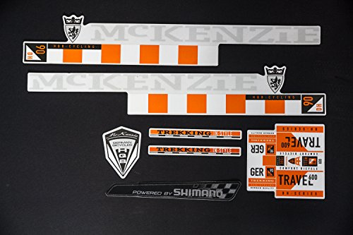 Fahrrad DEKOR Satz Aufkleber Rahmen Schriftzug Sticker MCKENZIE
