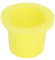 1000Pcs Tattoo Ink Cups,Kunststoff Einweg Microblading Makeup Gelb Tattoo Ink Cups mit Base,Tattoo-Kits,Tattoo Supplies (S)